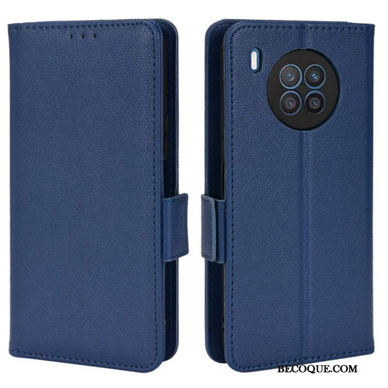 Obudowa Etui Na Telefon do Honor 50 Lite Etui Folio Flap Double Litchi Nowe Kolory