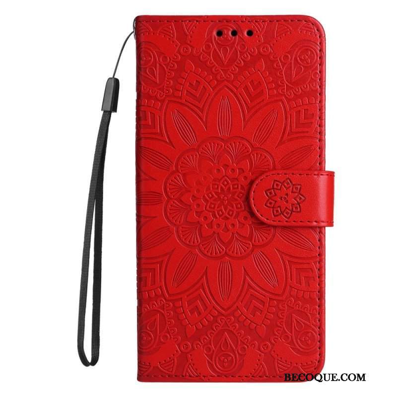 Obudowa Etui Na Telefon do Honor Magic 5 Lite Mandala Sun Ze Smyczą