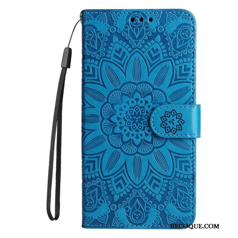 Obudowa Etui Na Telefon do Honor Magic 5 Lite Mandala Sun Ze Smyczą