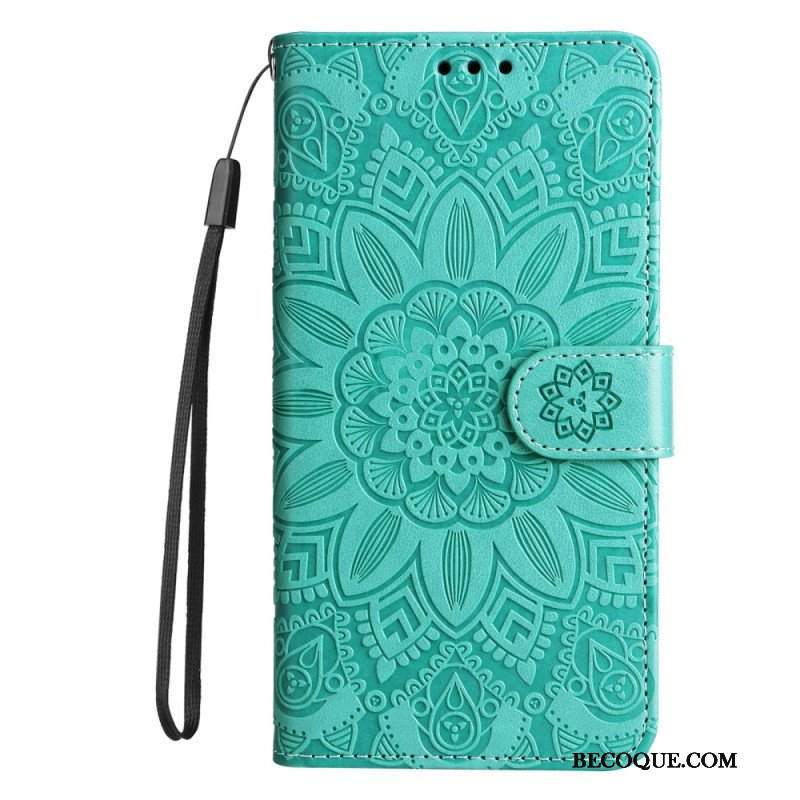 Obudowa Etui Na Telefon do Honor Magic 5 Lite Mandala Sun Ze Smyczą