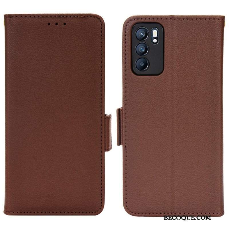 Obudowa Etui Na Telefon do Oppo Reno 6 5G Etui Folio Flap Double Nowe Kolory