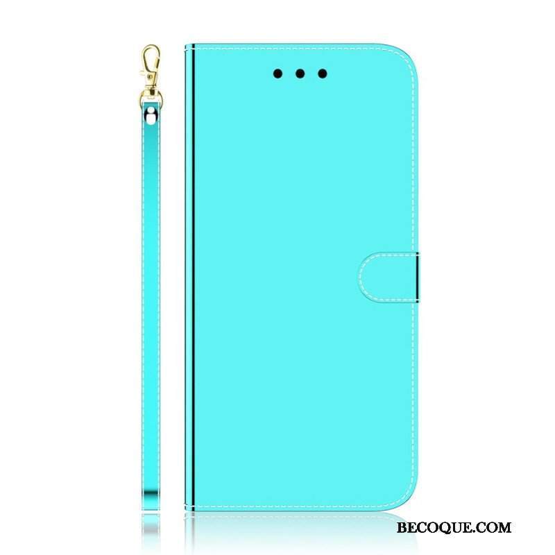Obudowa Etui Na Telefon do Samsung Galaxy S22 Ultra 5G Osłona Lusterka Ze Sztucznej Skóry