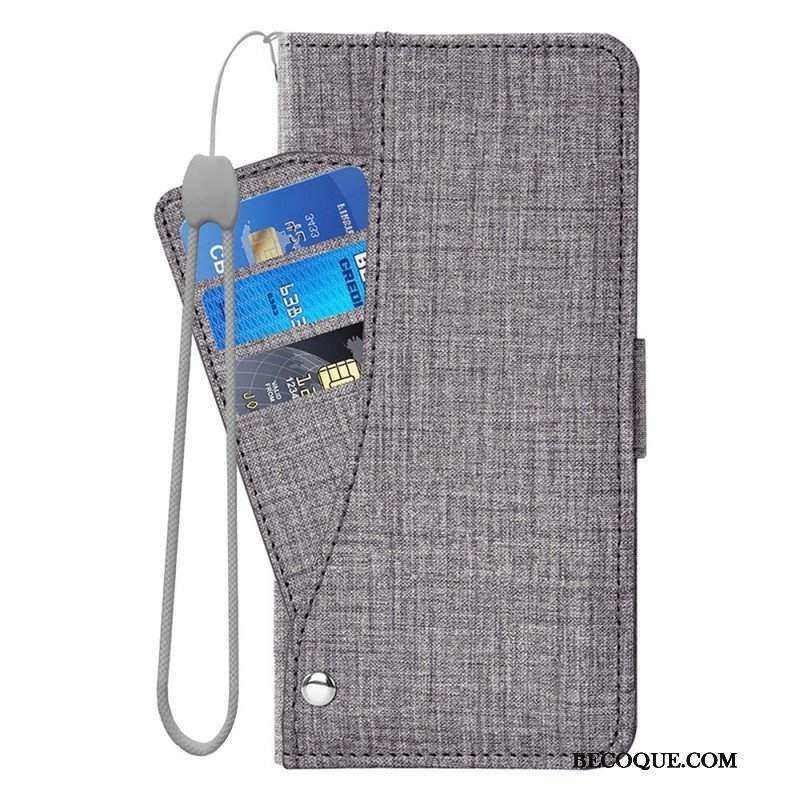 Obudowa Etui Na Telefon do Sony Xperia 5 IV Dżinsy Z Obrotowym Uchwytem Na Karty