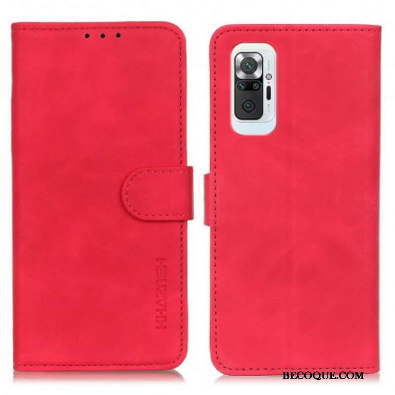 Obudowa Etui Na Telefon do Xiaomi Redmi Note 10 Pro Khazneh Efekt Skóry W Stylu Vintage