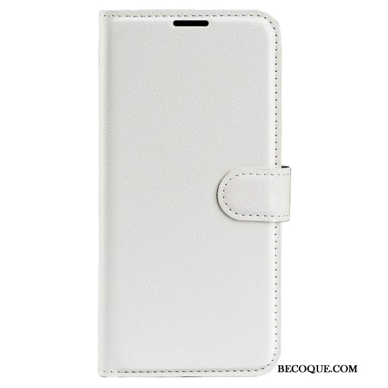 Obudowa Google Pixel 8a Etui Na Telefon Klasyczna Sztuczna Skóra Litchi