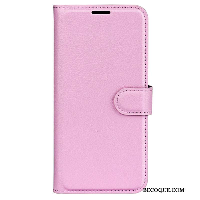 Obudowa Google Pixel 8a Etui Na Telefon Klasyczna Sztuczna Skóra Litchi