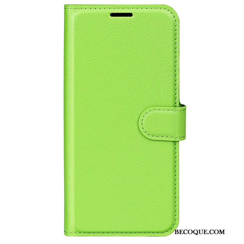 Obudowa Google Pixel 8a Etui Na Telefon Klasyczna Sztuczna Skóra Litchi