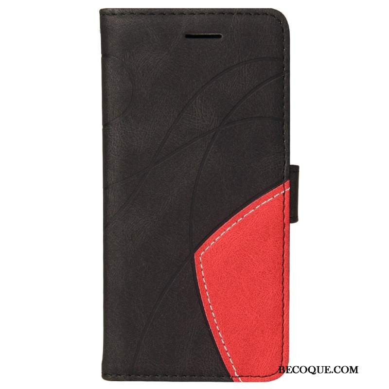 Obudowa Huawei Nova 12s Etui Na Telefon Dwukolorowe Faliste Linie Z Paskiem