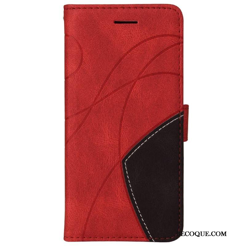 Obudowa Huawei Nova 12s Etui Na Telefon Dwukolorowe Faliste Linie Z Paskiem