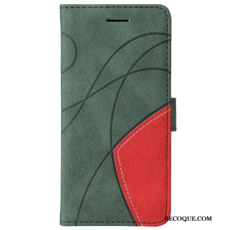 Obudowa Huawei Nova 12s Etui Na Telefon Dwukolorowe Faliste Linie Z Paskiem