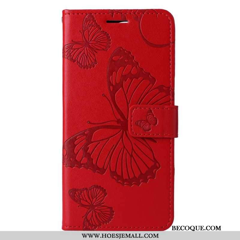 Obudowa Samsung Galaxy S24 5g Etui Na Telefon Gigantyczne Motyle Z Paskiem