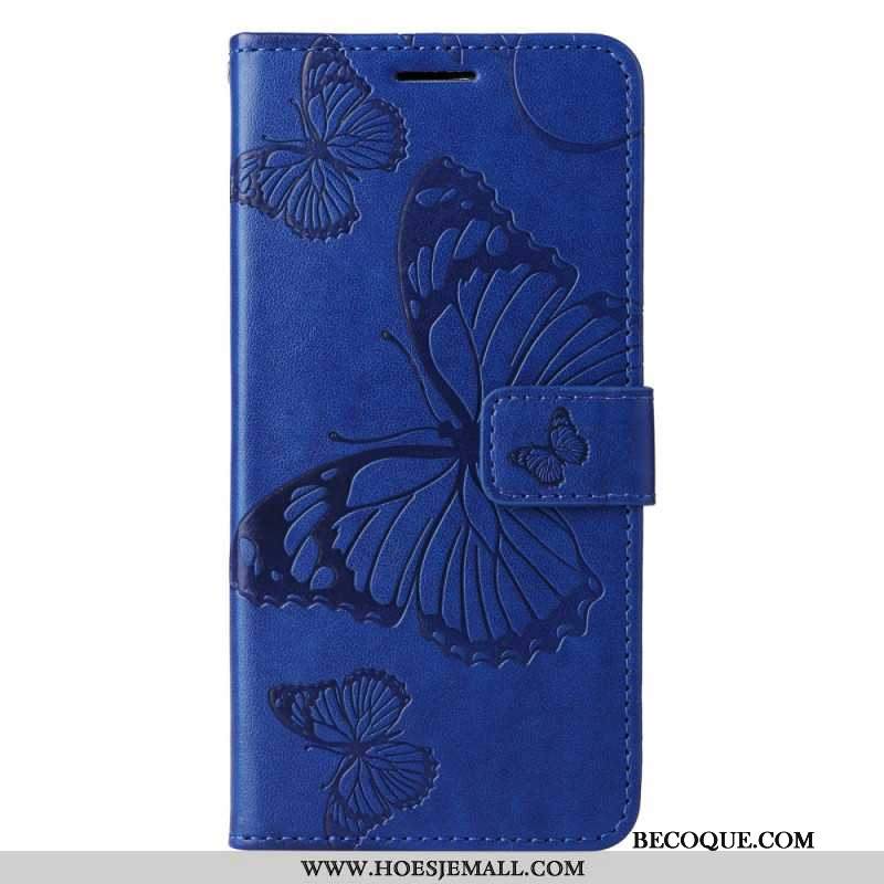 Obudowa Samsung Galaxy S24 5g Etui Na Telefon Gigantyczne Motyle Z Paskiem