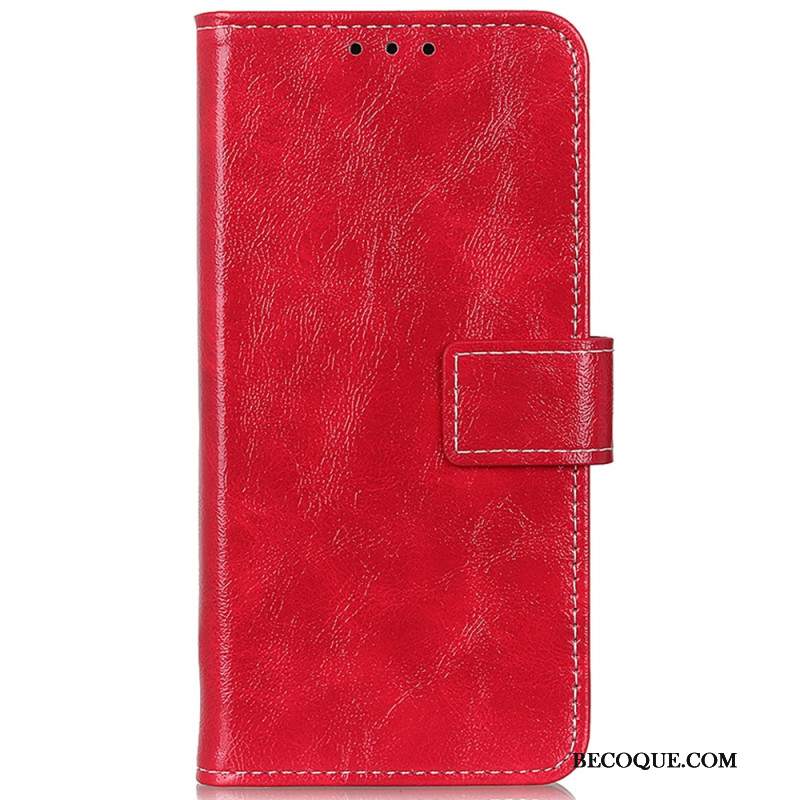 Obudowa Sony Xperia 10 Vi Etui Na Telefon Błyszcząca Sztuczna Skóra