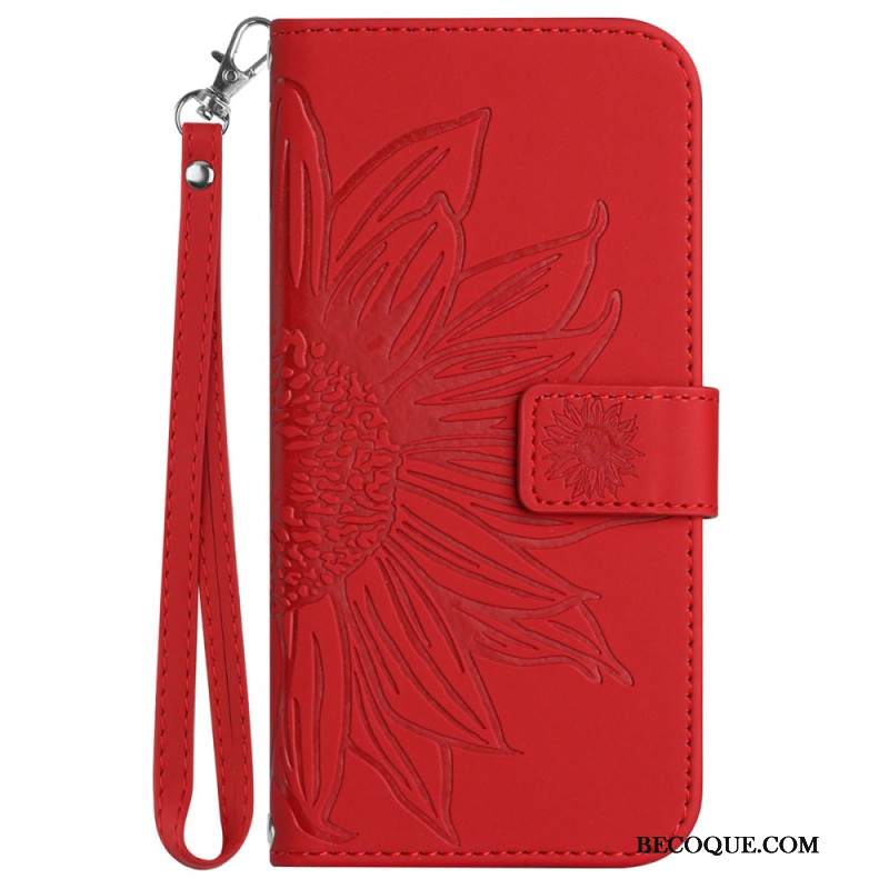 Obudowa Xiaomi 14 Ultra Etui Na Telefon Wzór Słonecznika Z Paskiem