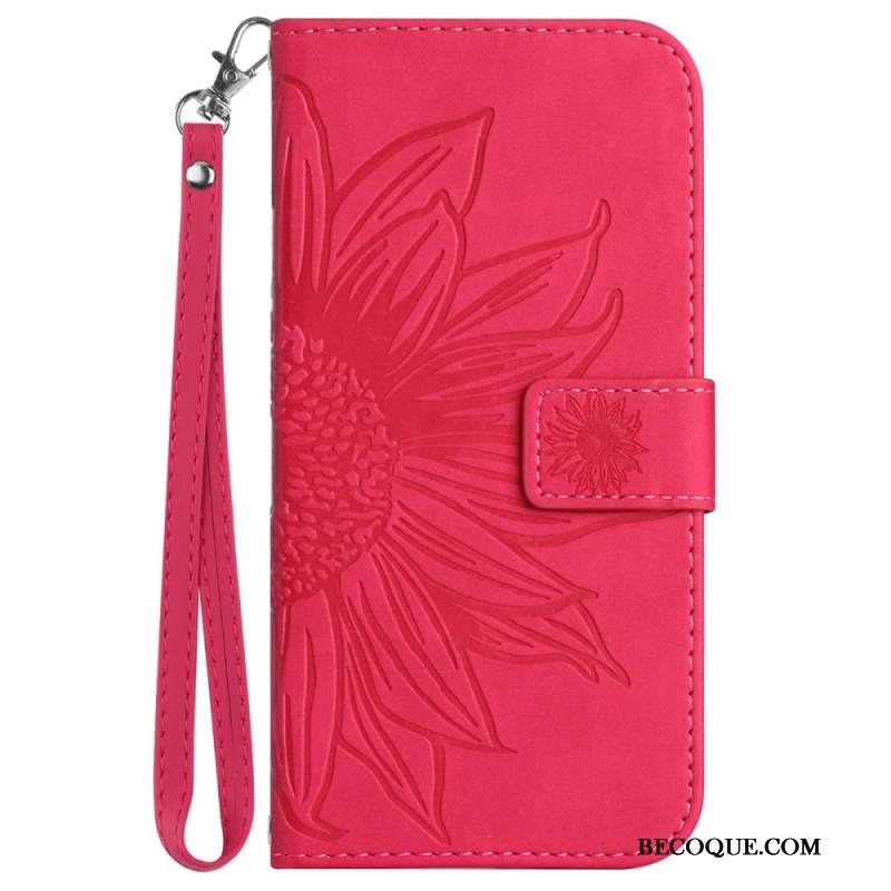 Obudowa Xiaomi 14 Ultra Etui Na Telefon Wzór Słonecznika Z Paskiem