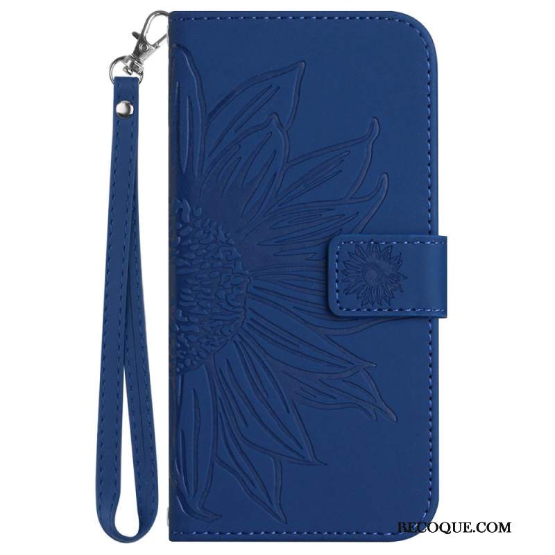 Obudowa Xiaomi 14 Ultra Etui Na Telefon Wzór Słonecznika Z Paskiem