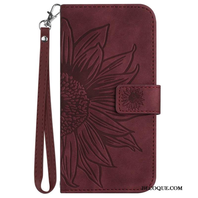 Obudowa Xiaomi 14 Ultra Etui Na Telefon Wzór Słonecznika Z Paskiem