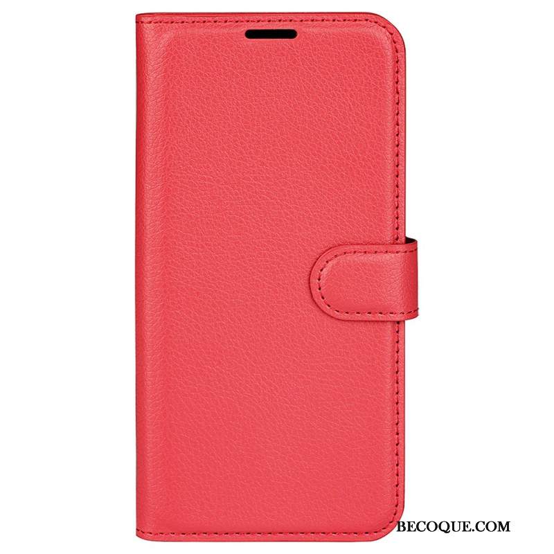 Obudowa Xiaomi Redmi Note 13 Pro 4g Etui Na Telefon Klasyczna Sztuczna Skóra Litchi