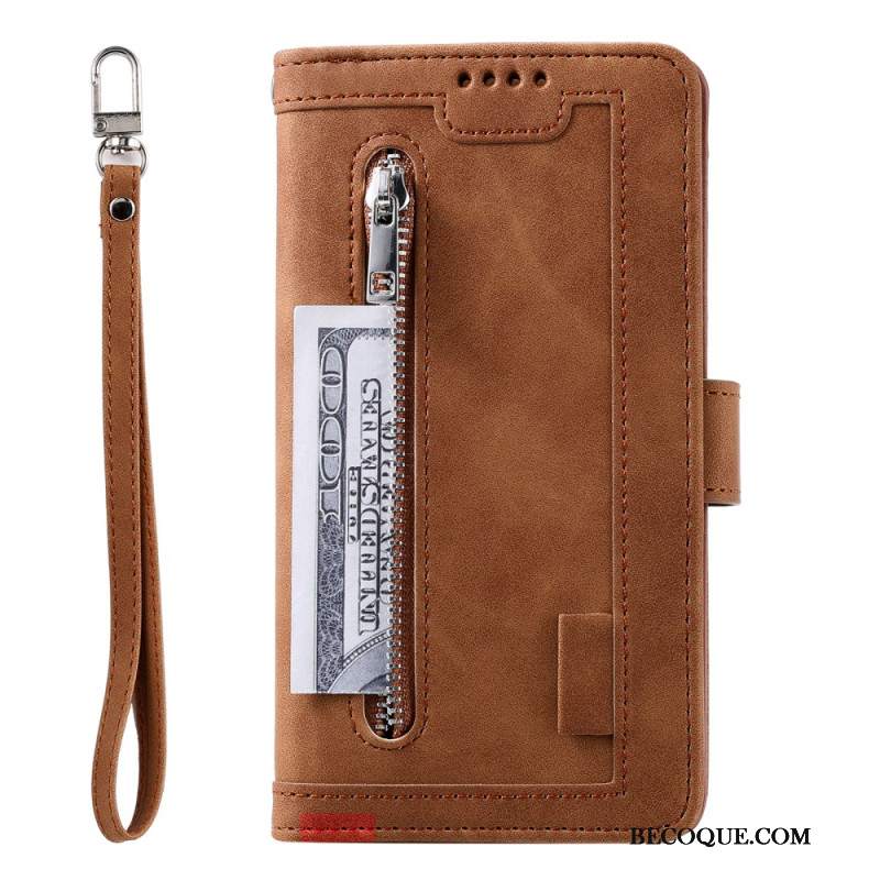 Obudowa iPhone 16 Plus Etui Na Telefon Etui Na Karty Ze Smyczą A9