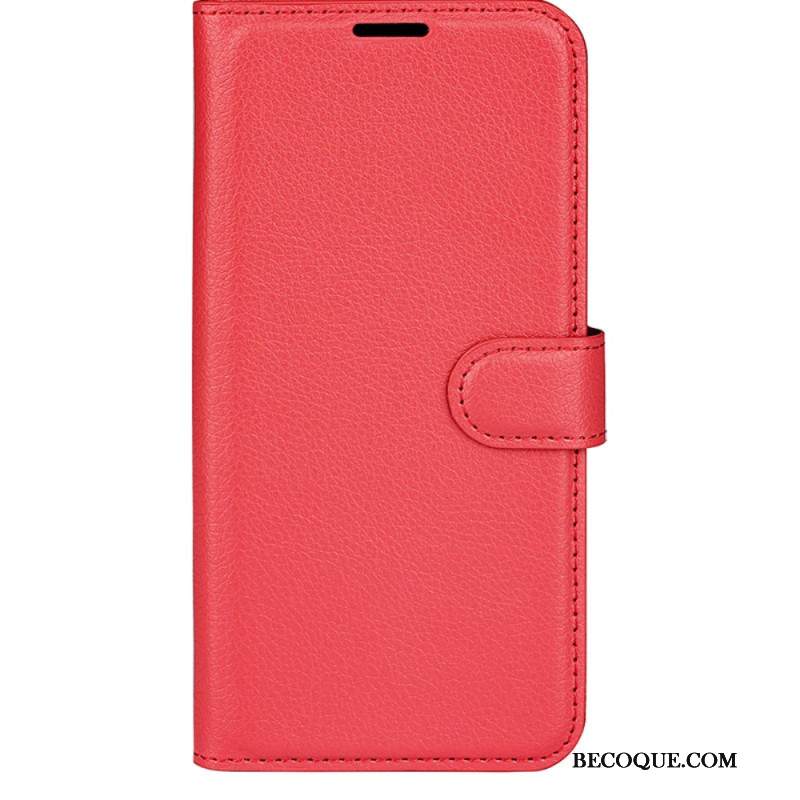 Obudowa iPhone 16 Plus Etui Na Telefon Sztuczna Skóra Liczi