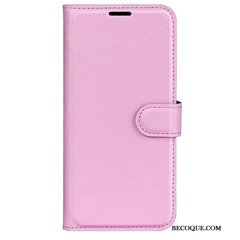 Obudowa iPhone 16 Plus Etui Na Telefon Sztuczna Skóra Liczi