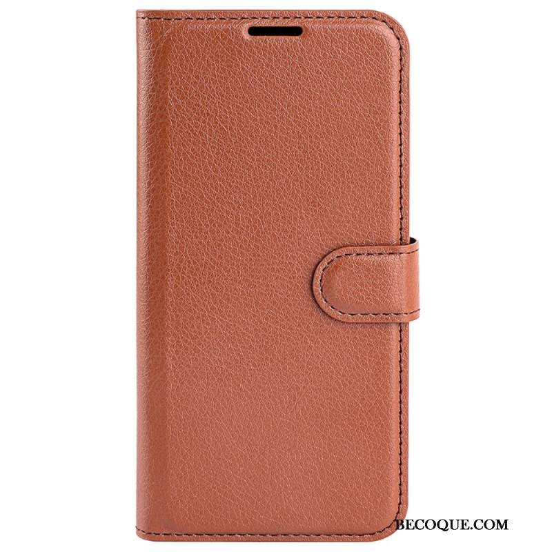 Obudowa iPhone 16 Plus Etui Na Telefon Sztuczna Skóra Liczi