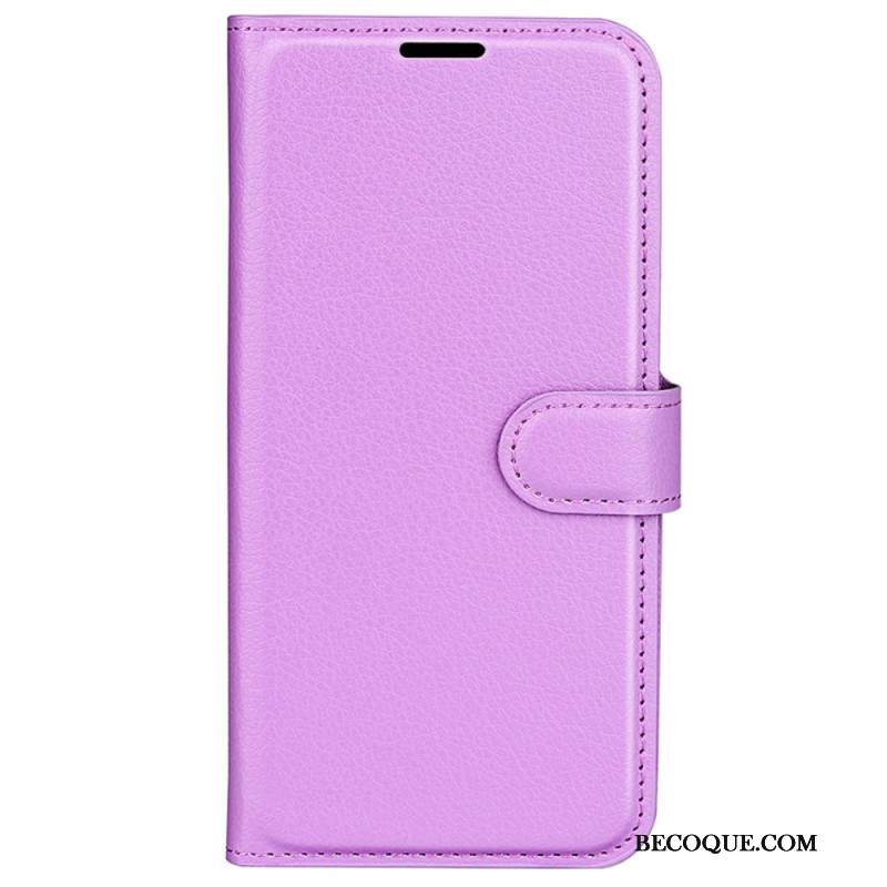 Obudowa iPhone 16 Plus Etui Na Telefon Sztuczna Skóra Liczi