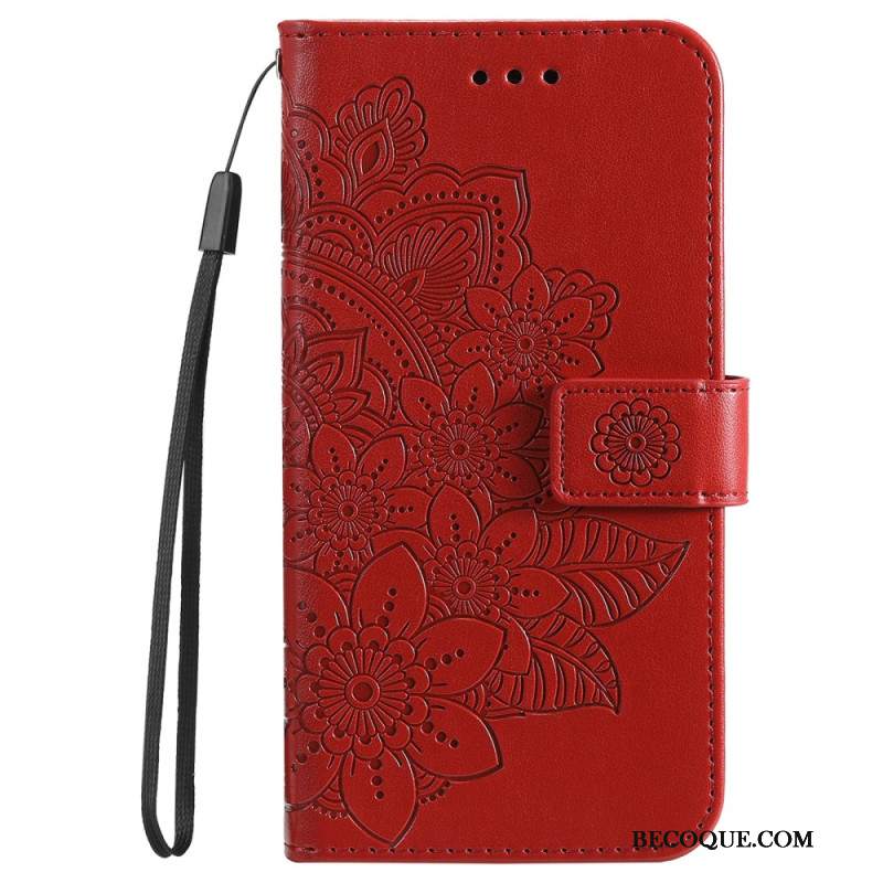 Skórzany Futerał Google Pixel 9 Etui Na Telefon Mandala Imoresyjna Z Paskiem