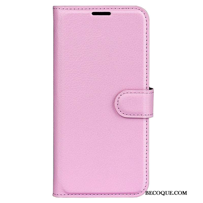 Skórzany Futerał Huawei Nova 12 Se Etui Na Telefon Klasyczna Sztuczna Skóra Litchi