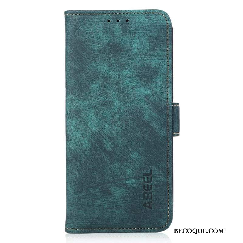 Skórzany Futerał Samsung Galaxy A15 Etui Na Telefon Tekstura Retro Abeel