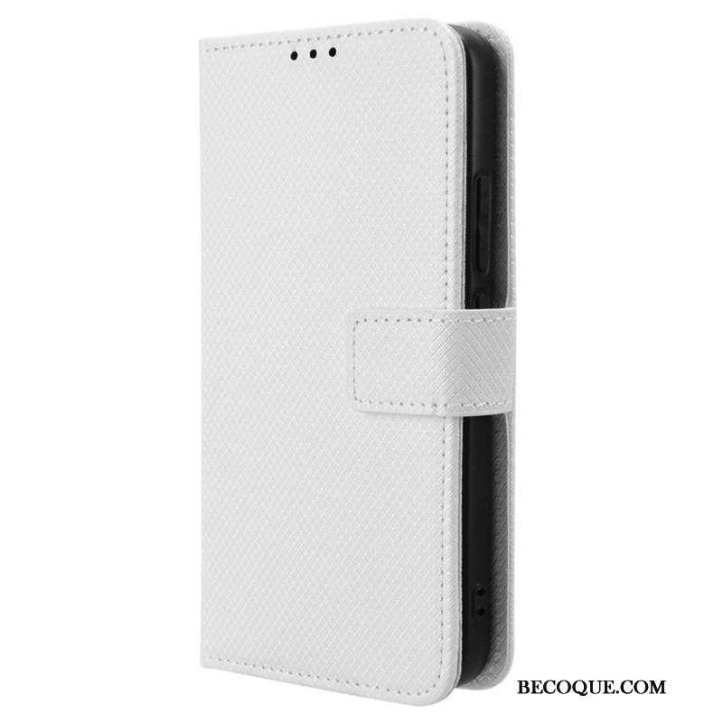Skórzany Futerał Xiaomi 14 Etui Na Telefon Tekstura Z Kropkami