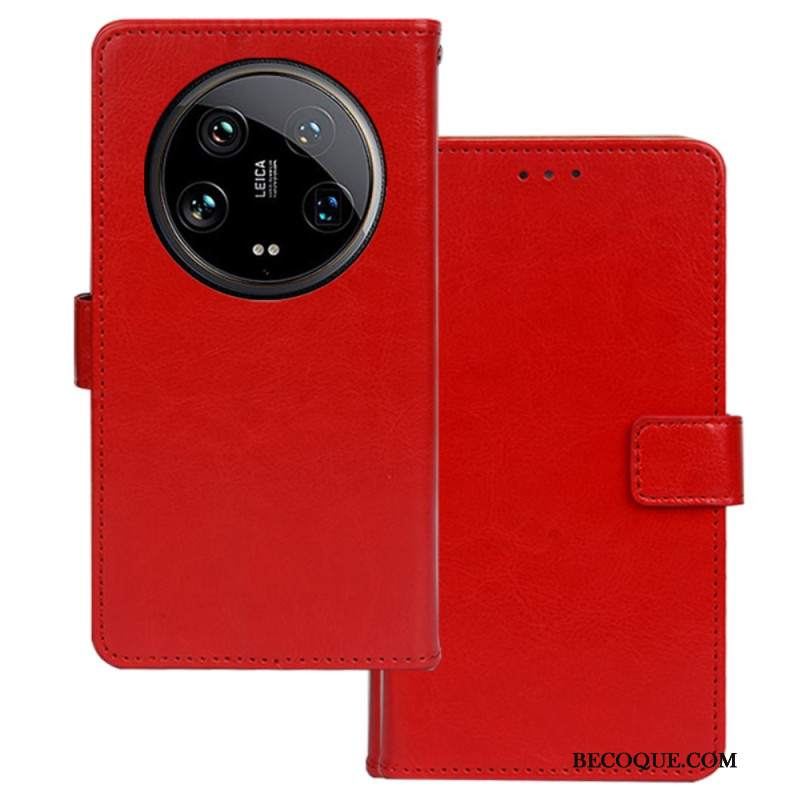 Skórzany Futerał Xiaomi 14 Ultra Etui Na Telefon Efekt Skóry Idewei