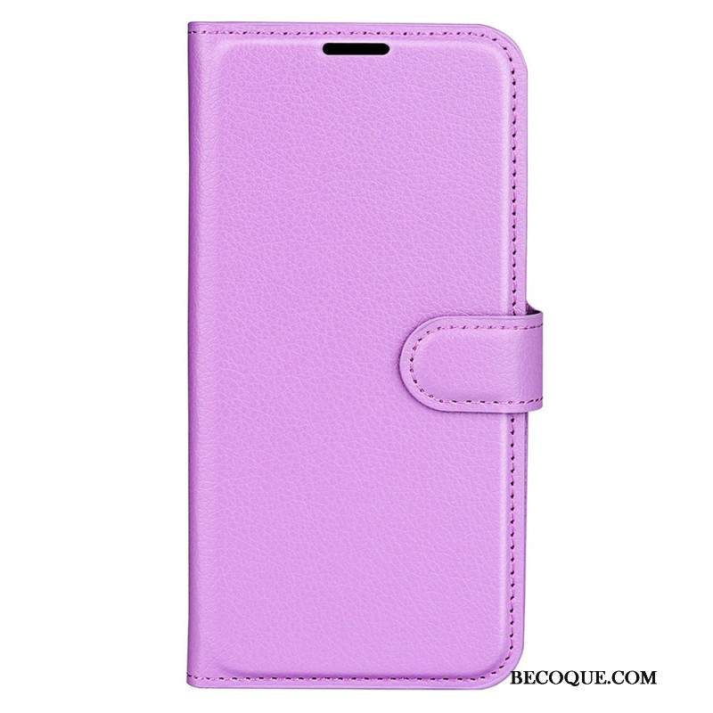 Skórzany Futerał Xiaomi 14t Pro Etui Na Telefon Sztuczna Skóra Litchi