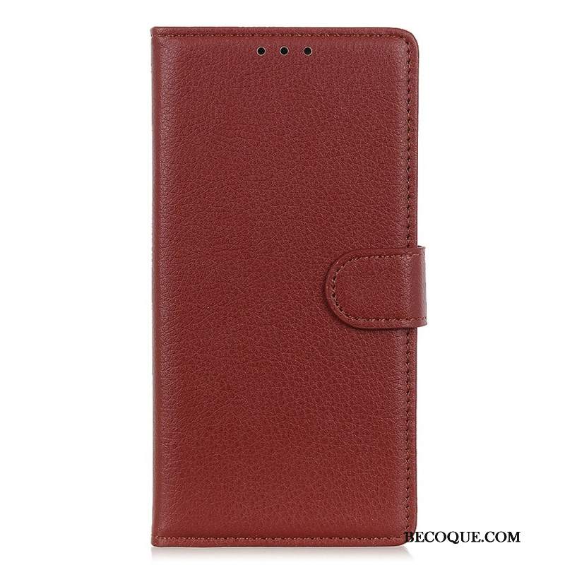 Skórzany Futerał Xiaomi Redmi Note 13 4g Etui Na Telefon Tradycyjna Sztuczna Skóra