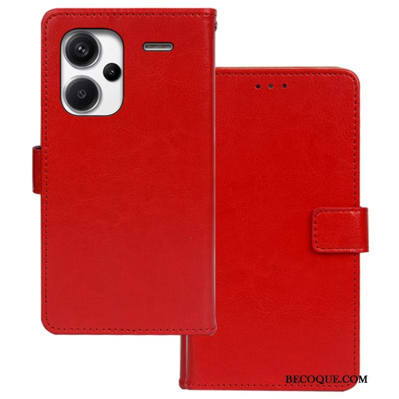 Skórzany Futerał Xiaomi Redmi Note 13 Pro Plus 5g Etui Na Telefon Sztuczna Skóra Idewei