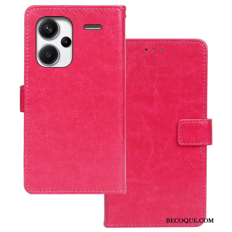 Skórzany Futerał Xiaomi Redmi Note 13 Pro Plus 5g Etui Na Telefon Sztuczna Skóra Idewei