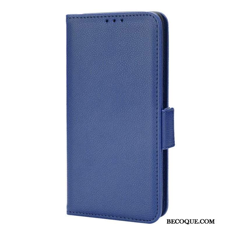 Skórzany Futerał do Oppo Find X5 Etui Folio Flap Double Nowe Kolory