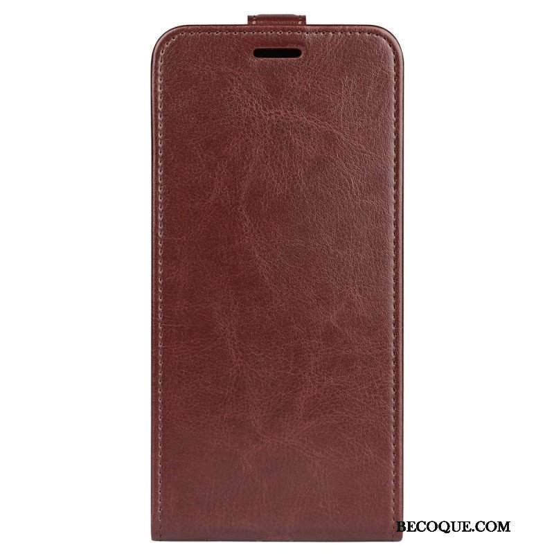 Skórzany Futerał do Samsung Galaxy S23 5G Etui Folio Pionowa Klapa