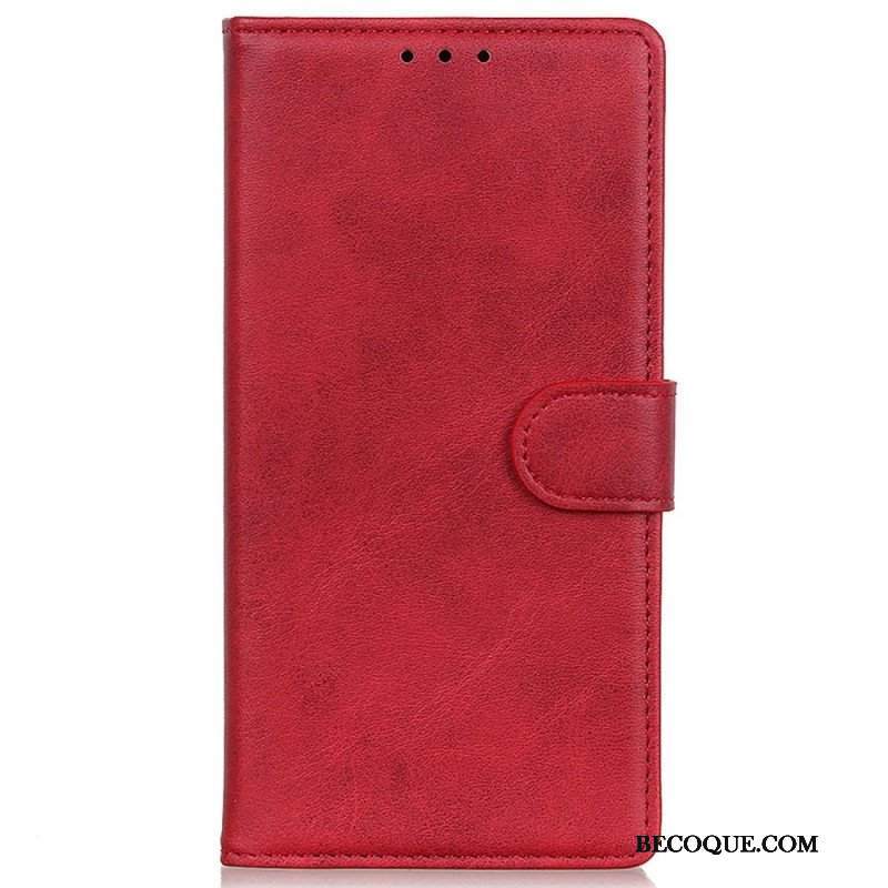 Skórzany Futerał do Xiaomi 13 Pro Matowa Sztuczna Skóra