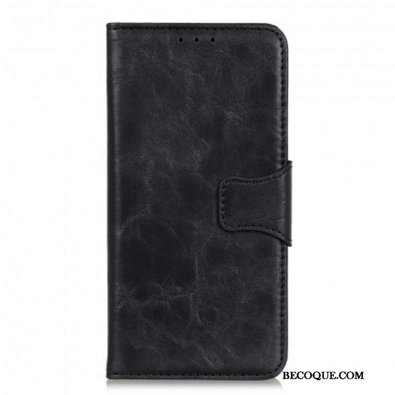 Skórzany Futerał do Xiaomi Redmi Note 10 / 10S Etui Folio Klapa Magnetyczna