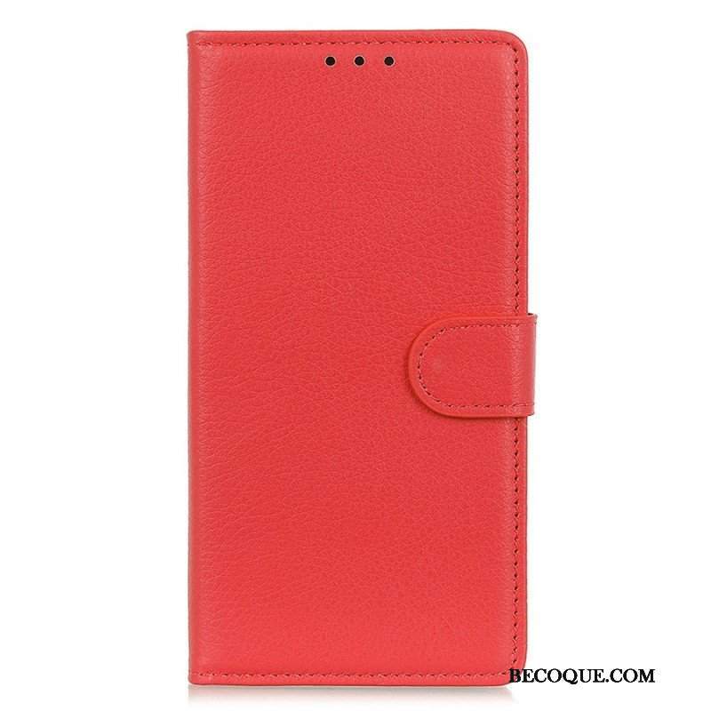 Skórzany Futerał do Xiaomi Redmi Note 12 Pro Tradycyjna Sztuczna Skóra