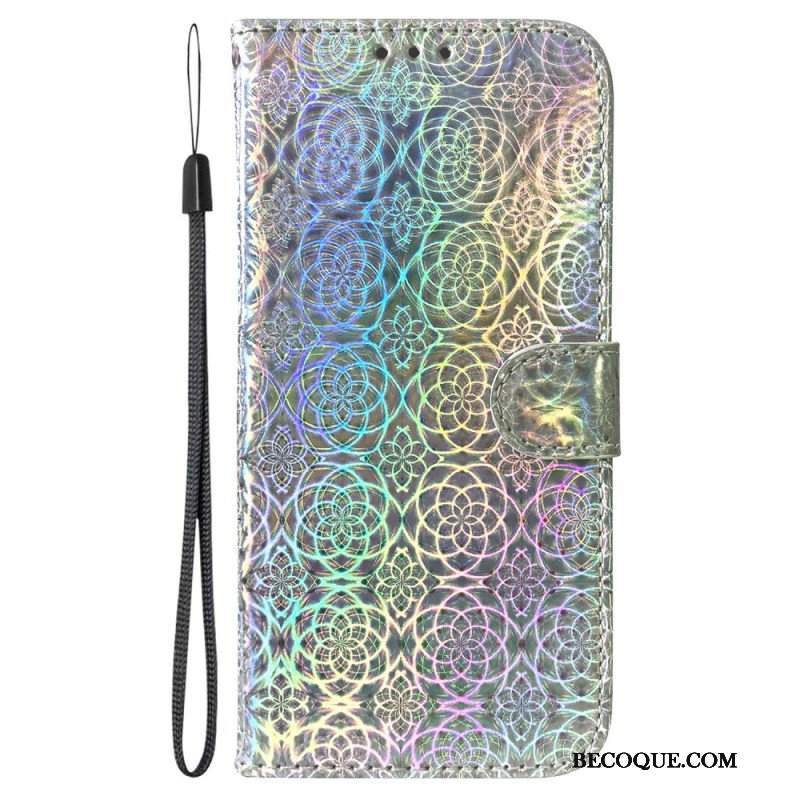 Etui Folio do Honor Magic 5 Lite Styl Dyskotekowy