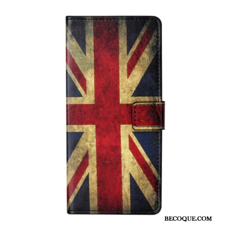 Etui Folio do OnePlus Nord 2 5G Flaga Anglii