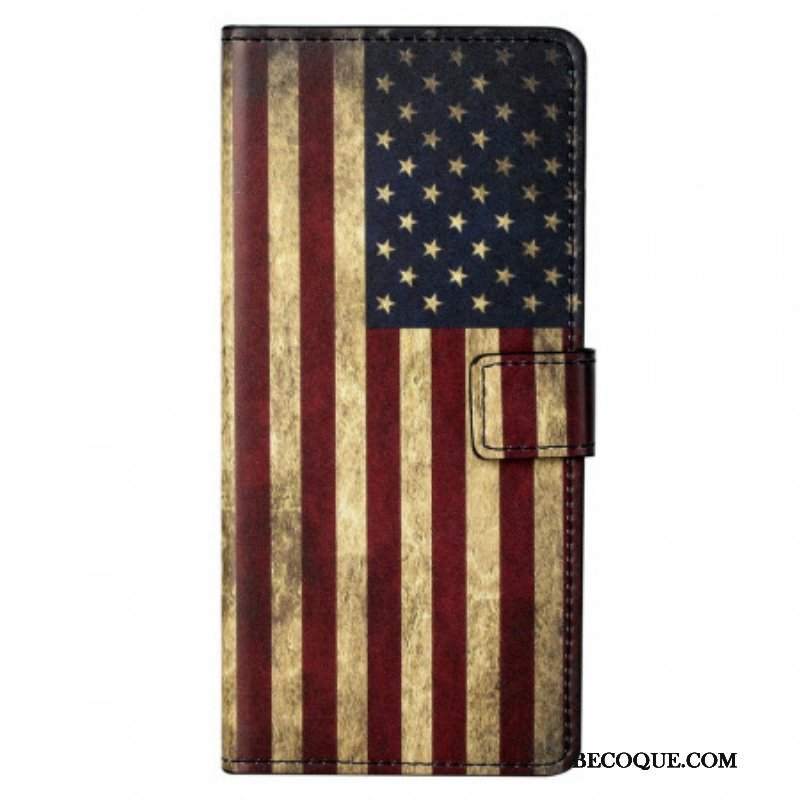 Etui Folio do OnePlus Nord CE 2 5G Flaga Ameryki