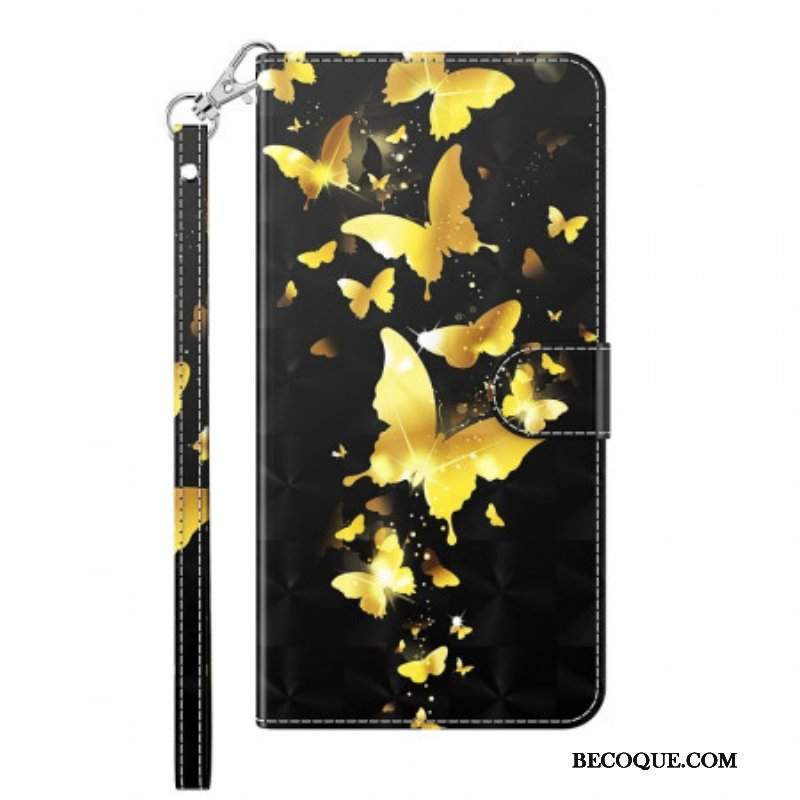 Etui Folio do OnePlus Nord CE 2 5G Nocne Motyle