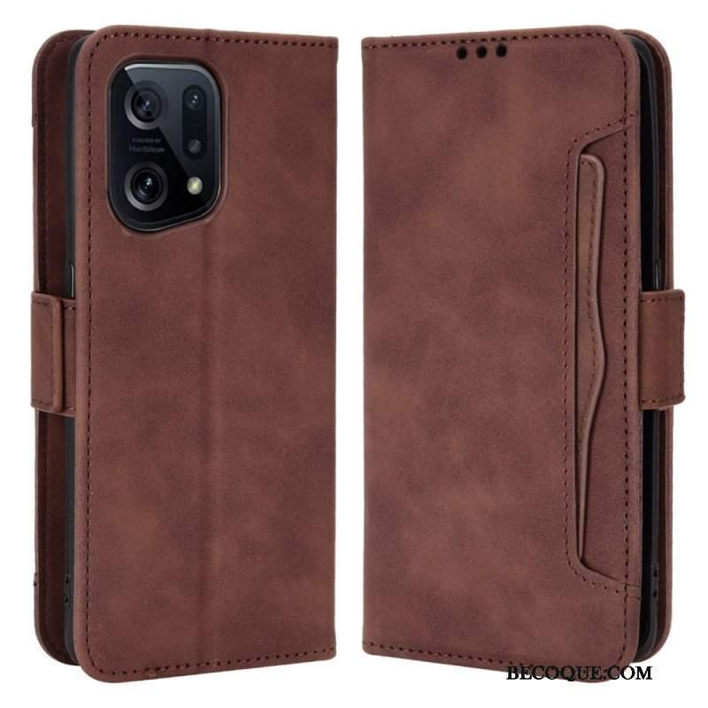 Etui Folio do Oppo Find X5 Wielokartowa Klasa Premier