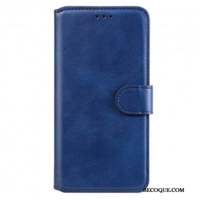 Etui Folio do Oppo Reno 6 5G Jednolity Kolor