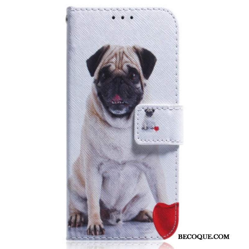 Etui Folio do Oppo Reno 8 Lite Mops Pies