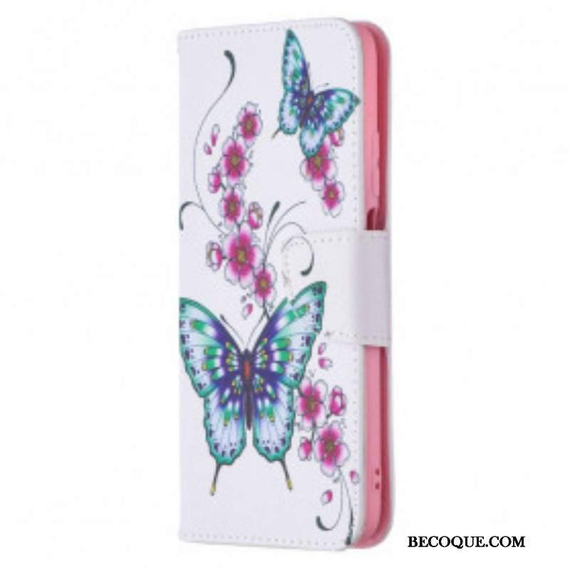 Etui Folio do Poco M3 Cudowne Motyle