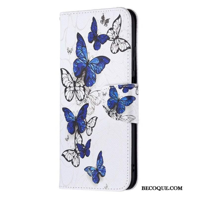 Etui Folio do Poco M3 Pro 5G Cudowne Motyle